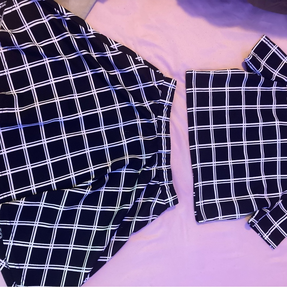 Two Piece, Skirt & Crop Top Set